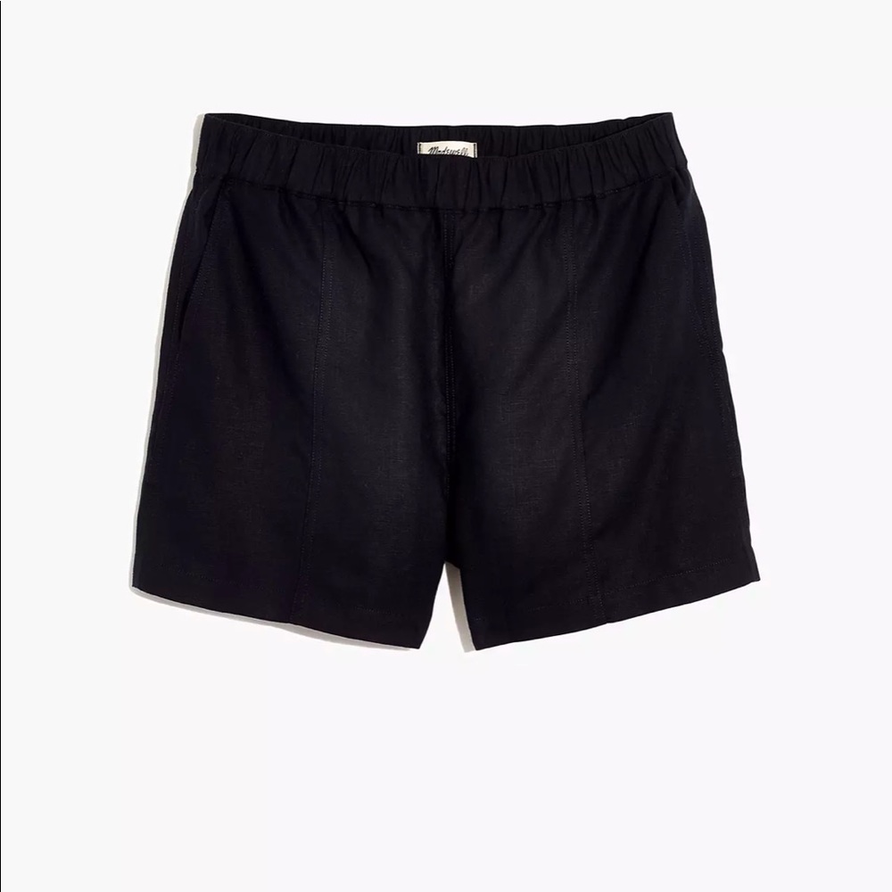 Brand New Linen-Blend Easy Pull-On Shorts